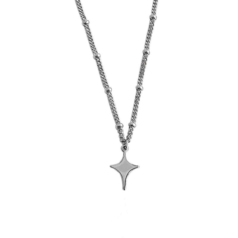 Ins Style Simple Trendy Star Choker Necklace Pendant Neck Chain Sweater Chain For Women Men Fashion Party Jewelry Accessories