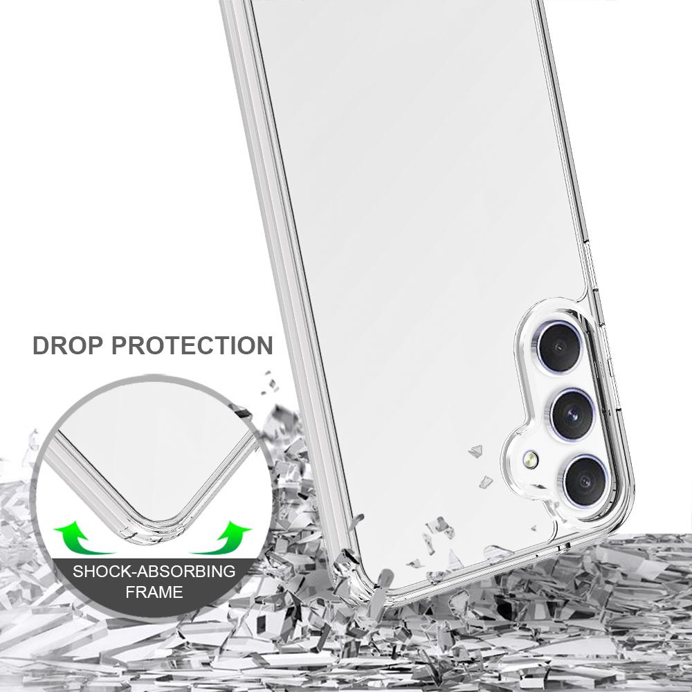 For Samsung Galaxy A37 5G Clear Phone Case TPU+Acrylic Shockproof Phone Back Cover
