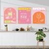 Wine Kitchen Poster Print Cocktail Liquor Drink Canvas Print Vintage Wall Art Painting Pictures Dining Room Restaurant Bar Decor