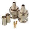 AAAF 10 Sätze 3-teilige BNC-Stecker RG58 Crimpverbinder