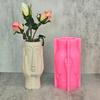Vase Mould Concrete Flowerpots Silicone Molds Abstract Art Face Shaped DIY Succulent Pot Moulds DIY Table Decorations