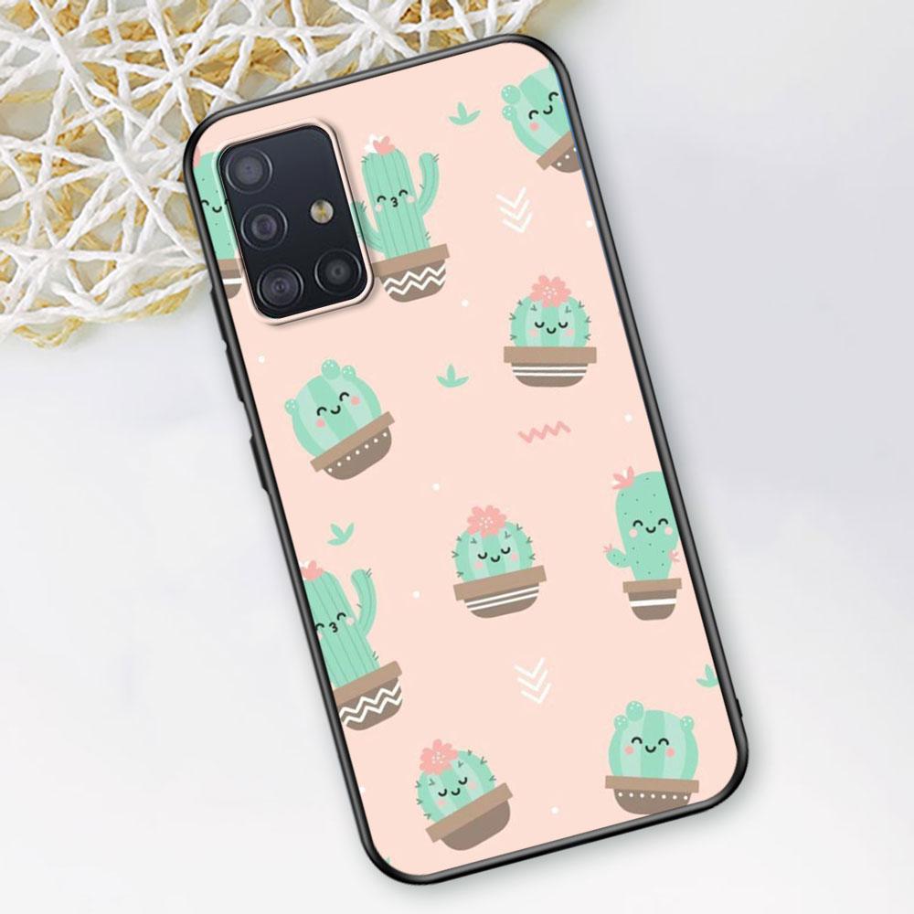 

Милый чехол Plant Cactus для Samsung Galaxy A53 5G A12 A13 A52 A02s A22 A51 A54 A11 A13 A32 A52s A72 A01 A03s Силиконовый чехол для телефона Samsung A11