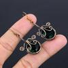 Green Tourmaline Gemstone Jewelry, 999 Copper Wire Wrapped Earring, Amazing Tourmaline Earring, Handmade Designer Jewelry For Women