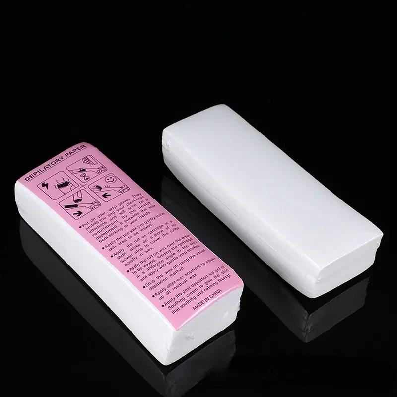 100/200/500PCS Women Men Hair Removal Wax Paper Nonwoven High Quality Body Leg Arm Hair Removal Epilator Wax Strip Paper Roll