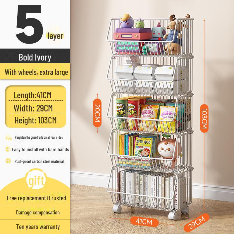 Multi-Layer Kitchen Storage Rack for Vegetables, Fruits & Toys