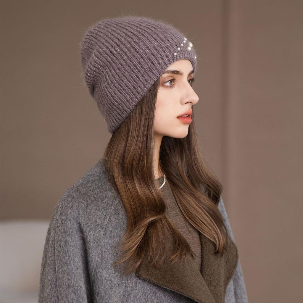 Autumn and Winter New Warm Ear Protection Knitted Hat Women's Wool Hat