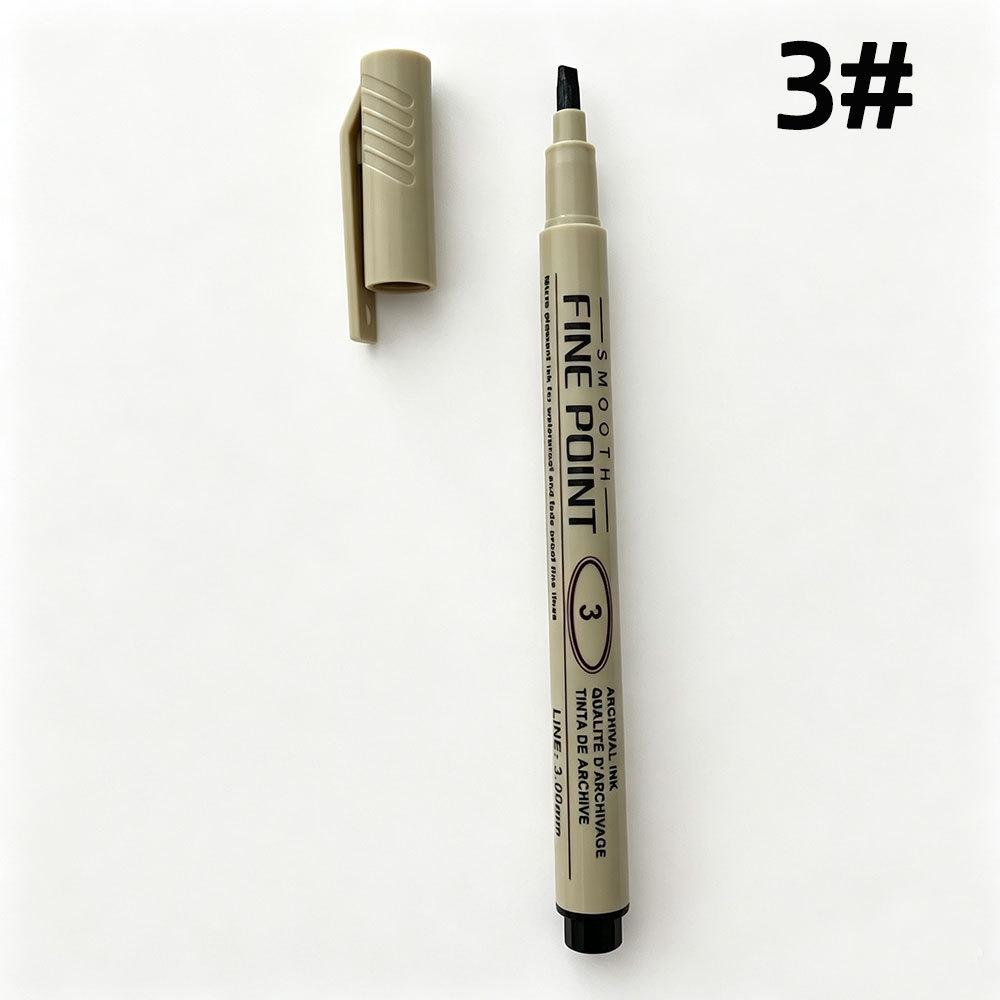 Waterproof Quick-Dry Black Fine-Liner Pen for Manga Art and Outlining
