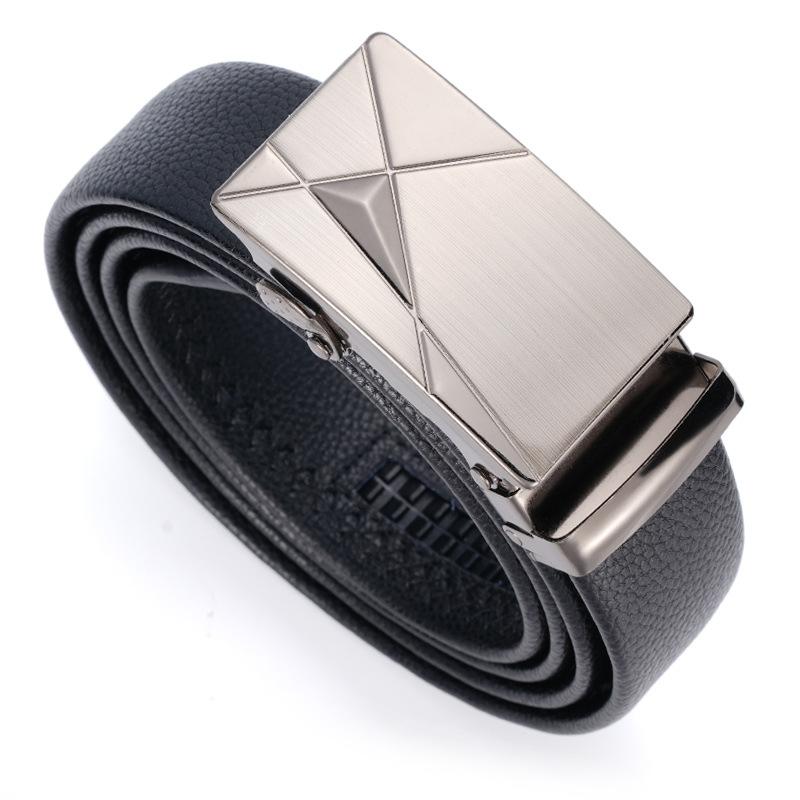 Men's Automatic Buckle Belt, Stall Business Belt, Men's Versatile Trouser Belt