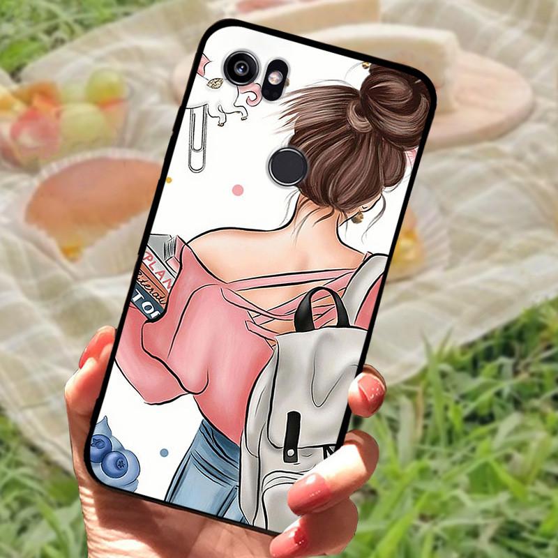 Pro Google Pixel 2 XL Pouzdro Mramorové Nárazuvzdorné Měkký silikon TPU Zadní kryt Pouzdro Pro Google Pixel2 Pixel 2 XL 2X Pouzdra na telefon Roztomilé