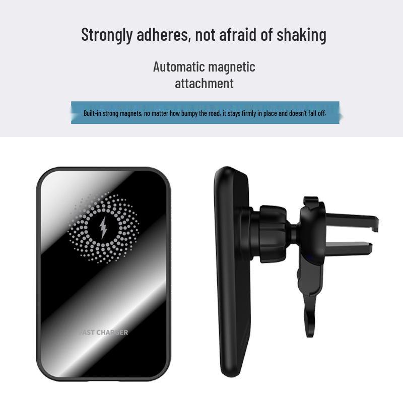 Magsafe Magnetic 15W Wireless Car Charger Mount for Apple iPhone 16