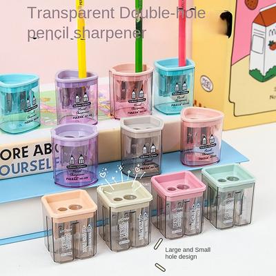 Triangles Hexagons Circles Squares Pencil Sharpener Random Color Mechanical Tool  Student