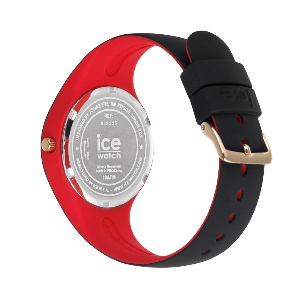 Authorized Distributor Ice Watch Watch 022325 ICE Loulou Black Gold Glitter Small 3H 34mm [Ice-watch] Women's