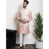 SOJANYA (Since 1958 Men' Silk Blend Kurta and OffWhite Pyjama With Nehru Jacket