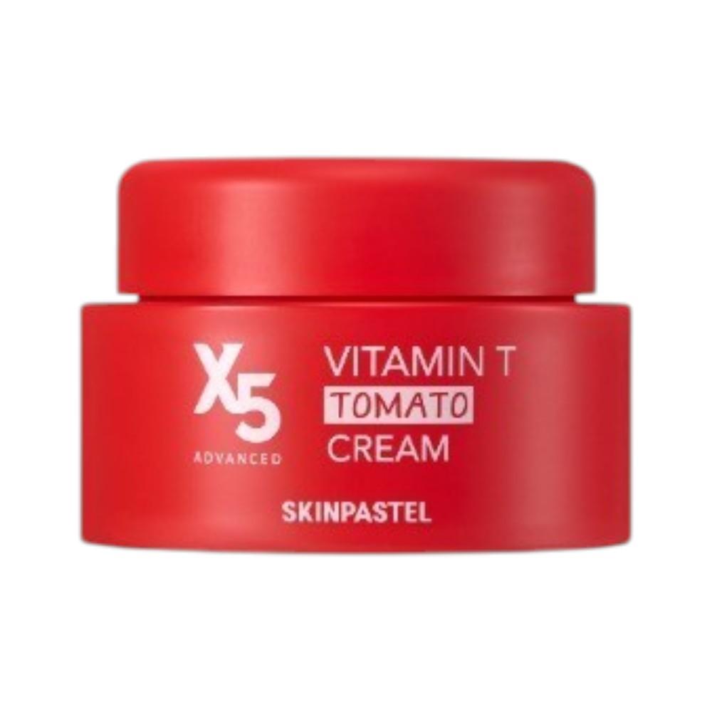 SkinPastel X5 Vitamin T Tomato Cream - Vitalizing & Smoothing Radiance Moisturizer 50ml