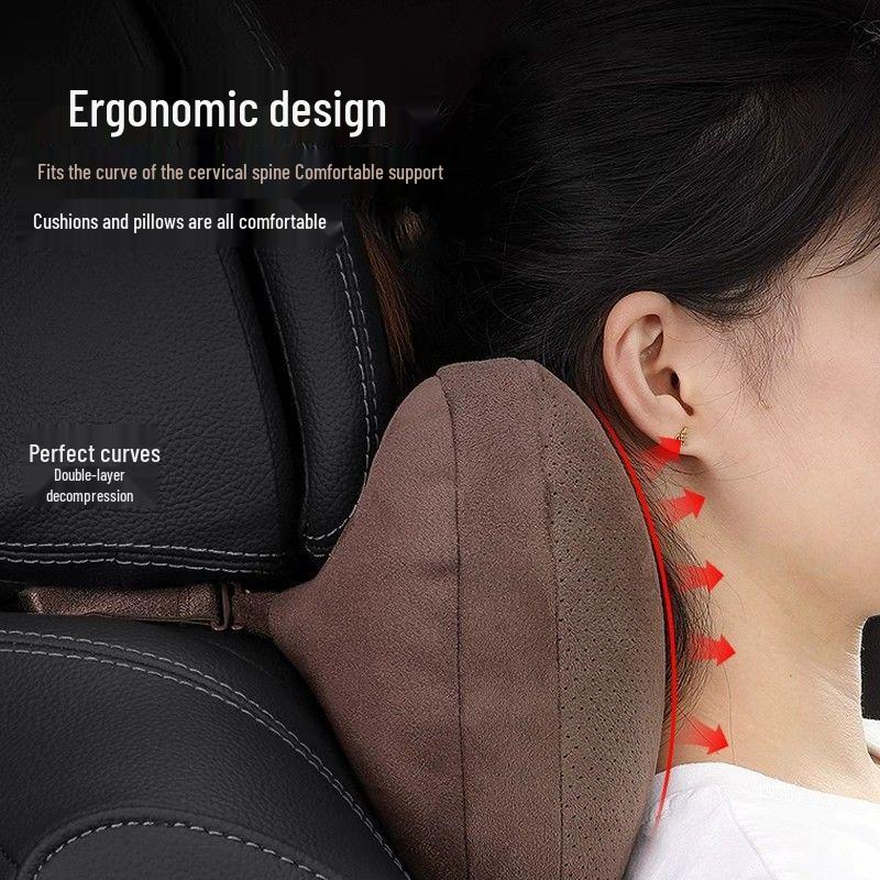 Universal Car Headrest & Lumbar Support Pillow Set - All Seasons 2025 New Maybach Seat Cushion