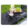 Foldable Camping Cooker  Burners Wind Resistant Flame 4 Leg Stability Compacts Portable Design for Outdoor Cooking