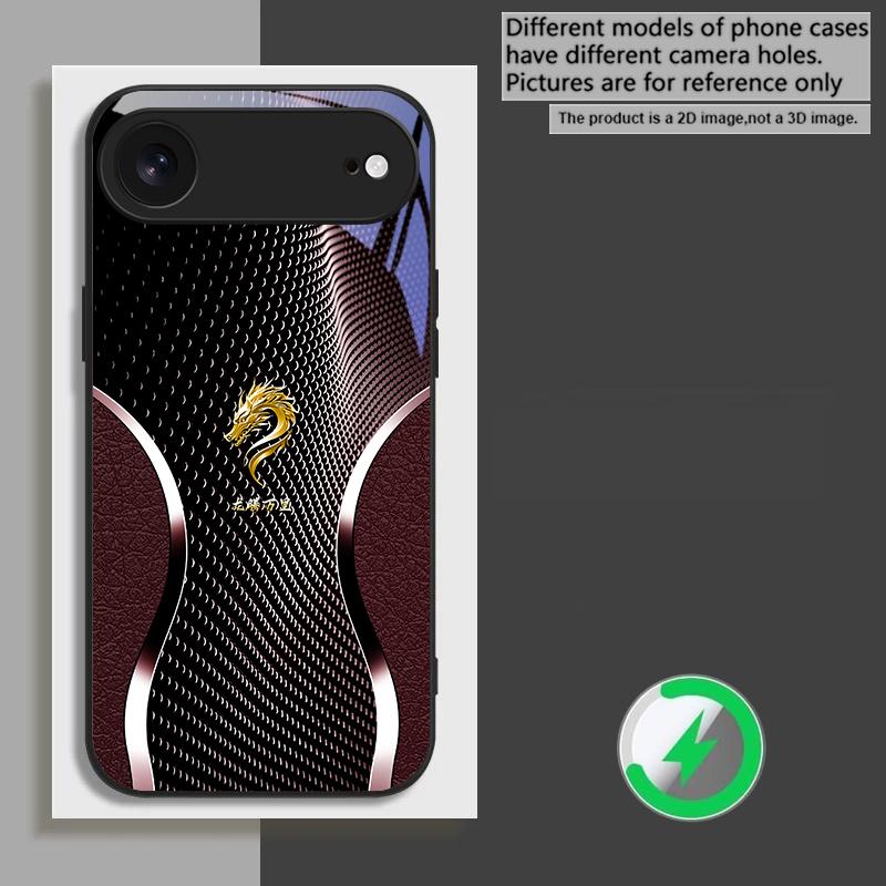 

The majestic dragon head For iPhone 17 Pro Max 16E 15 Pro 14 13 Plus 12 mini 11 XR Xs 7 8 16 Air For Magsafe Glass Phone Case iPhone Air