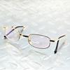 Gold Nickel-Copper Alloy Frame Reading Glasses Ultra-Light Portable Fold Full-Rim Spectacles +0.75 +1 +1.25 +1.5 +1.75 To +4