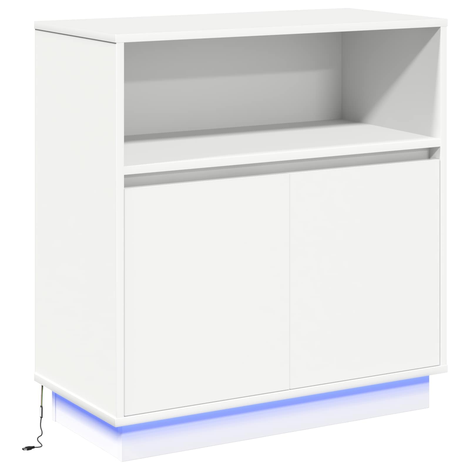 Vidaxl Weiss Kommode + Sideboard, Hinterborn (34.50 X 34.50 X 75 Cm) - Bild 3