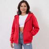 Women's Off Shoulder Zipper Hoodie Sweatshirt  Fashion Clothing Casual Jacket