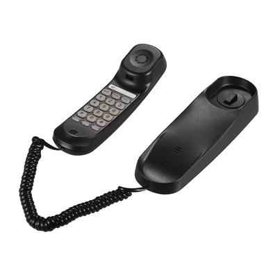 Mini Masaüstü Kablolu Sabit Telefon Sabit Telefon Duvara Monte Edilebilir Sessize Alma/Duraklatma/Bekleme/ Destekler