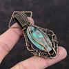 Shattuckite Copper Pendant Copper Wire Wrapped Jewelry Gemstone Pendant Shattuckite Jewelry Handmade Pendant Wire Wrap Pendant Gift For Mom