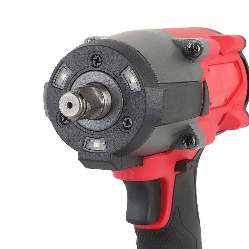 1600Nm Fırçasız Darbeli Anahtar 5 Vites Kablosuz Elektrikli Sürücü 1/2" Soket Yüksek Torklu Güç Aletleri Milwaukee 18V Pil İçin