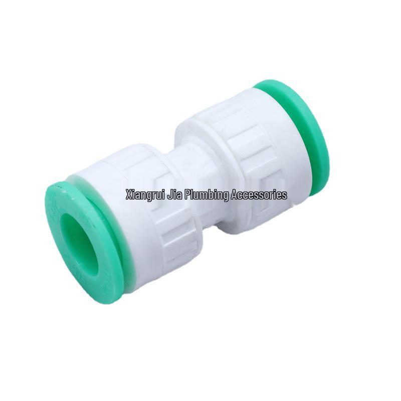 PPR Quick-Insert Threaded Straight Coupling: Internal/External Thread, No-Weld, Quick-Connect Pipe Fittings