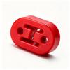 Universal Exhaust Hanger Red Rubber Shock-Absorbing Muffler Bracket