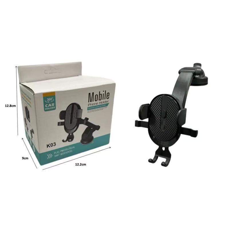 Universal Suction Cup Car Phone Holder for Dashboard & Console Navigation