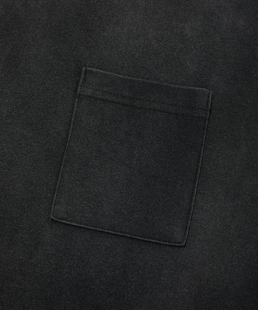 Seuweideu Pocket Cropped Tee [Washing Black]