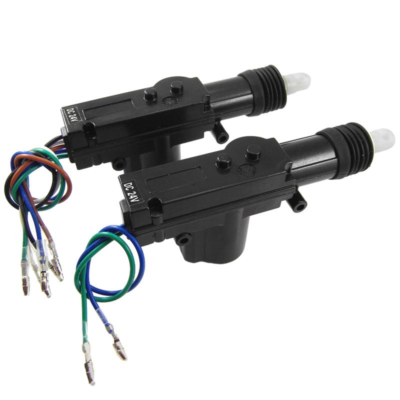 Truck Central Door Lock Remote Control Entry System Waterproof Dust-proof One-way Trucks Vehicle Anti-Theft Device with Key 24V