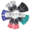 1 Pair Pilates Professional Non-slip Five-finger Socks Yoga Socks Women's Breathable Four-season Fitness Floor Yoga Socks
