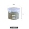 Large Airtight Transparent Plastic Food Storage Jar