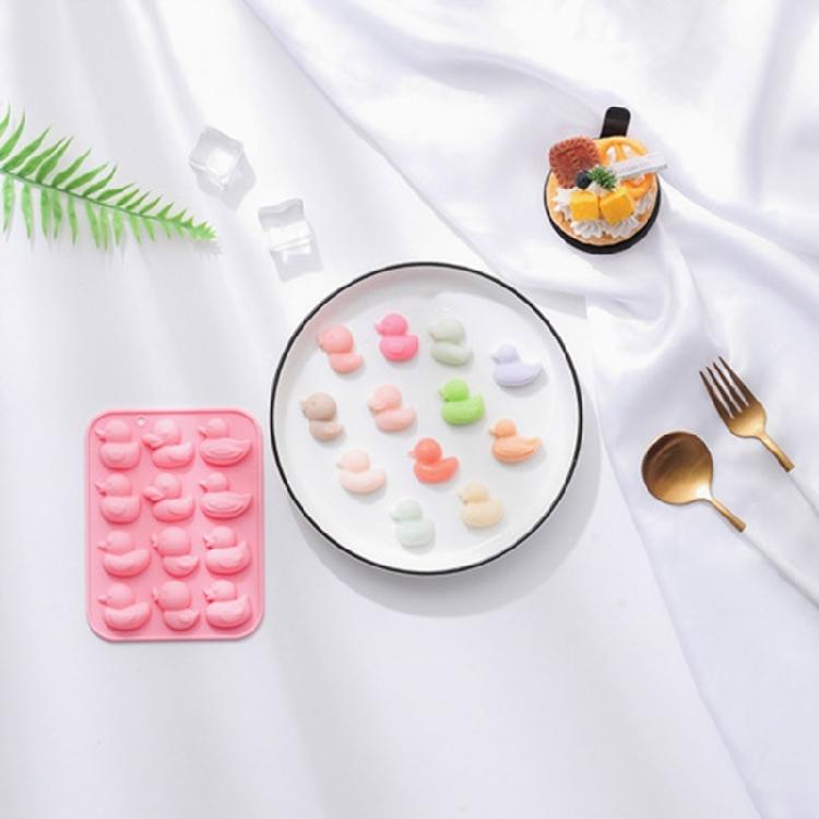 12 Cavity Ducks Resin Mold Fondant Silicone Mold DIY Cake Pastry Baking Mold