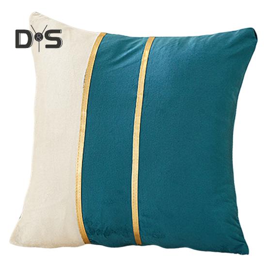 Samt Kissenbezug 18x18 Zoll Luxus Kissenhülle mit Verdecktem Reißverschluss Dekorative Sofa Wurfkissenhülle für Wohnzimmer Bett