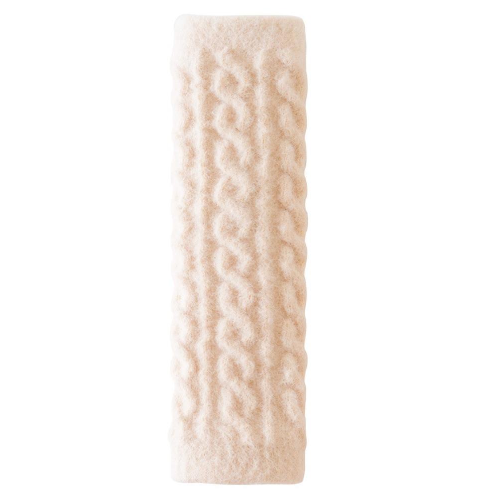 

Warm Furry Knee High Sock Non-slip Leg Warmer Fashion Knee Pads Girls Boys бежевий