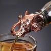 Wine Bottle Pourer Stopper Stainless Steel Deer Stag Head Dragon Head Unique Wine Aerators Bar Tools Barware