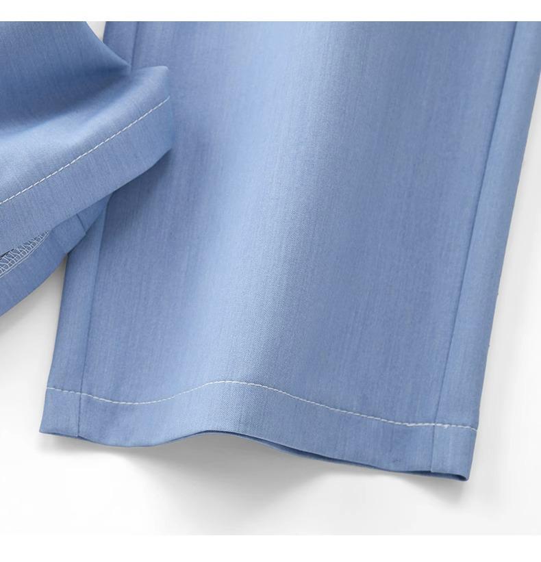 Women's Summer 2025 Ice Silk Tencel Jeans: New Loose, Slimming, Wide-Leg and Straight-Leg Styles