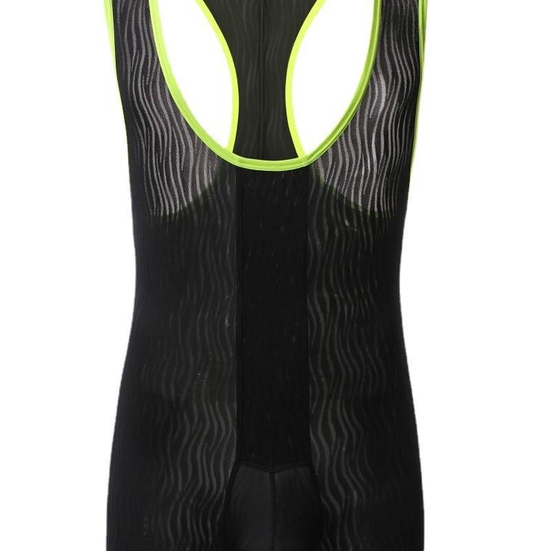 Mens Compression Bodysuit With Water Print Shorts Surfing Diving Wetsuit Base Layer Workout