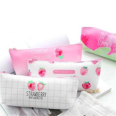 Strawberry Pencil Case Office Student Pencil Cases School Supplies Pen Box