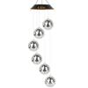 Fargeskiftende Disco Speil Ball Lampe Solcelledrevet Vindklokke Mobilt hengelys for hage Landskap Pathway Festival Dekor