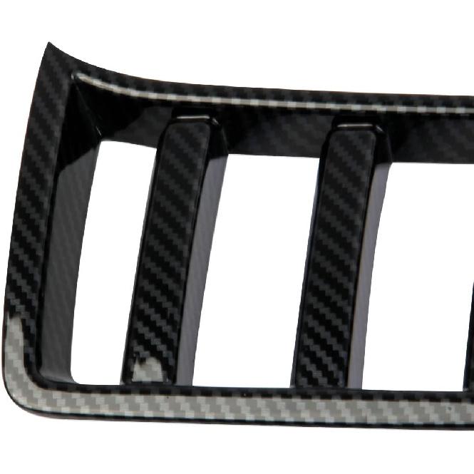 Carbon Fiber Front Headlights Grille Vent Trim Cover For Toyota Tundra 2022-2026