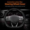 1 Pack Car Breathable Steering Wheel Cover, Wear -Resistant Steering Wheel Sleeve, Carbon Fiber Non-Slip Steering Wheel Protector, Four Seasons