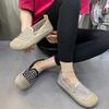 Fashion Women Flat Shoes Plus Size Rhinestone Gauze Women Loafers Designer Summer Women Shoes  Casual Sandals Women