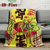 Rat Fink 2D Flat Pattern Flannel Blanket High quality All Seasons Warmth and Comfort Perfect for Christmas Gifts.MMT0918163