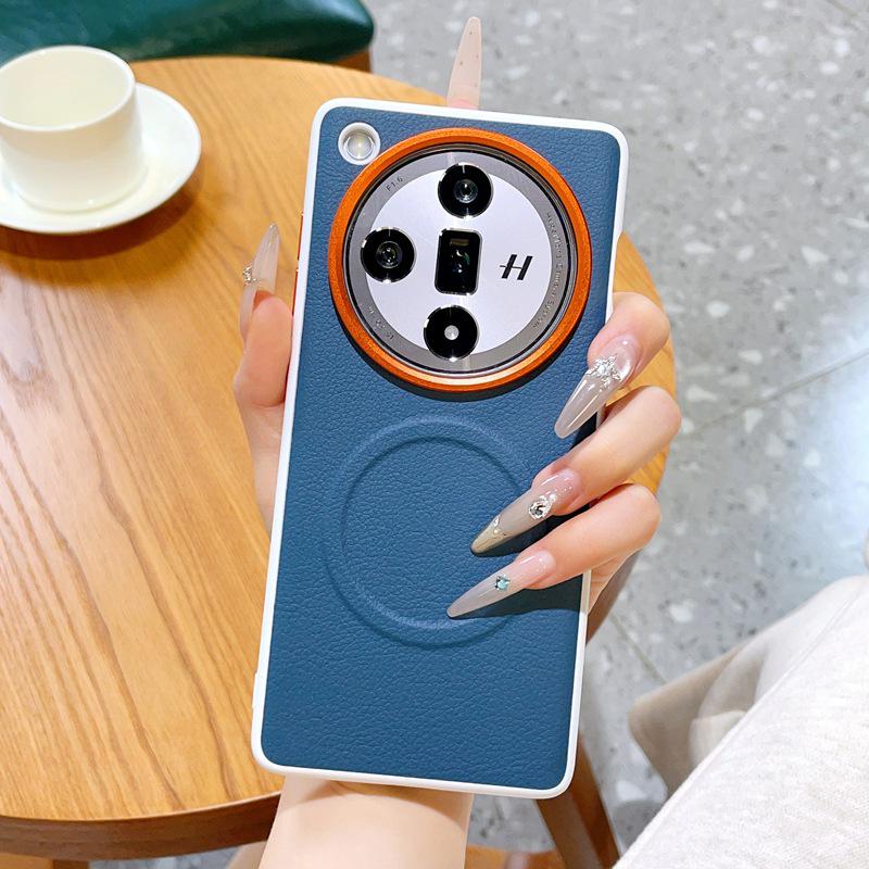 Elegant Leather Case for OPPO Find X9 Ultra/X8 Pro - Simple, Fashionable, Magnetic, Soft