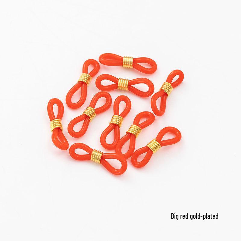 Lanț colorat din silicon pentru ochelari - Anti-alunecare, Anti-pierdere, Accesoriu pentru mască și ochelari cu cataramă de conectare