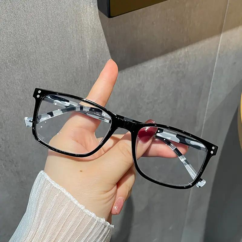 

Очки для чтения легкие анти-напряжение глаз модные компьютерные пресбиопические очки для женщин и мужчин +150 чёрный