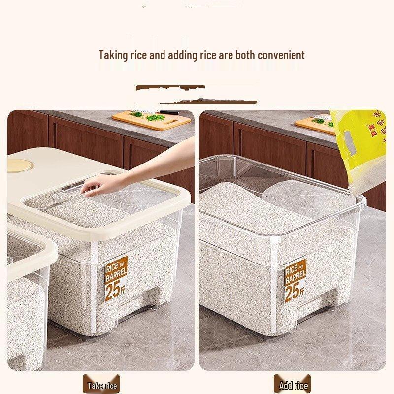 Zhishi Thickened Plastic Rice and Grain Storage Container